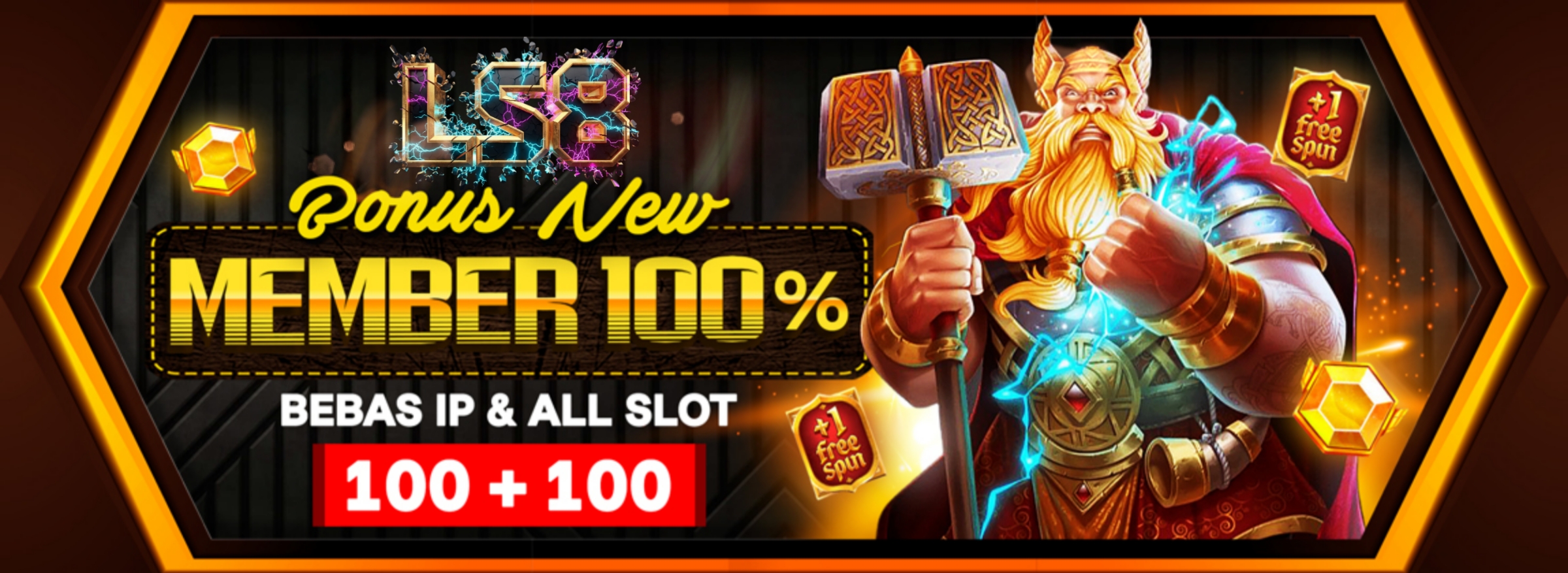 BONUS NEW MEMBER 100%