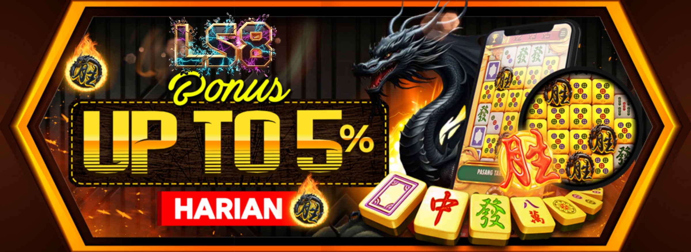 BONUS UP TO 5%